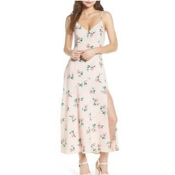 Lush Dresses & Skirts - Lush Pink Floral Maxi Dress Medium